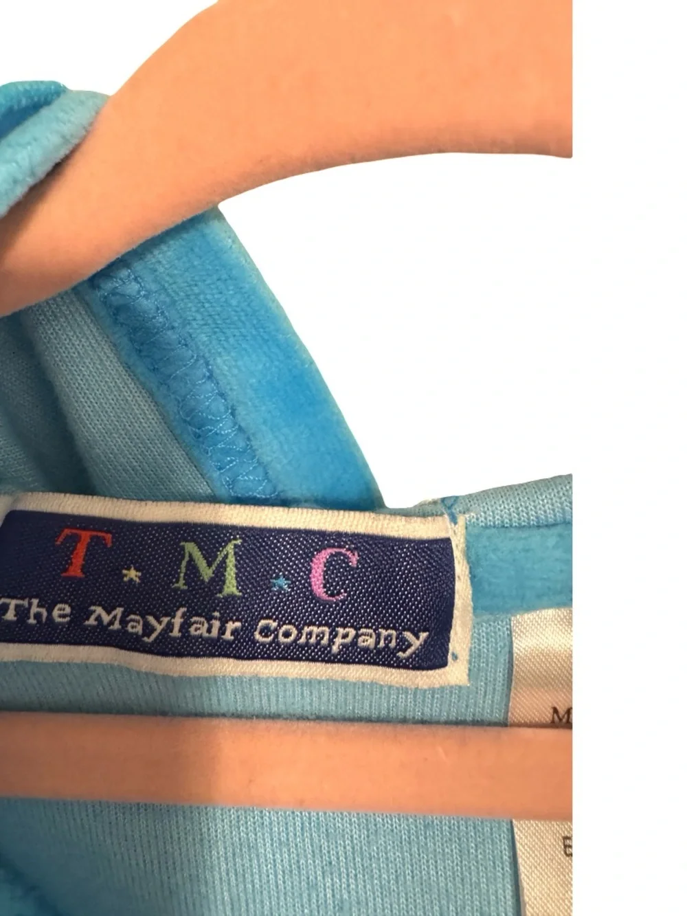 TMC The Mayfair Company Y2K Blue Butterfly Ruffle Zip Up Jacket Girls 3-6M